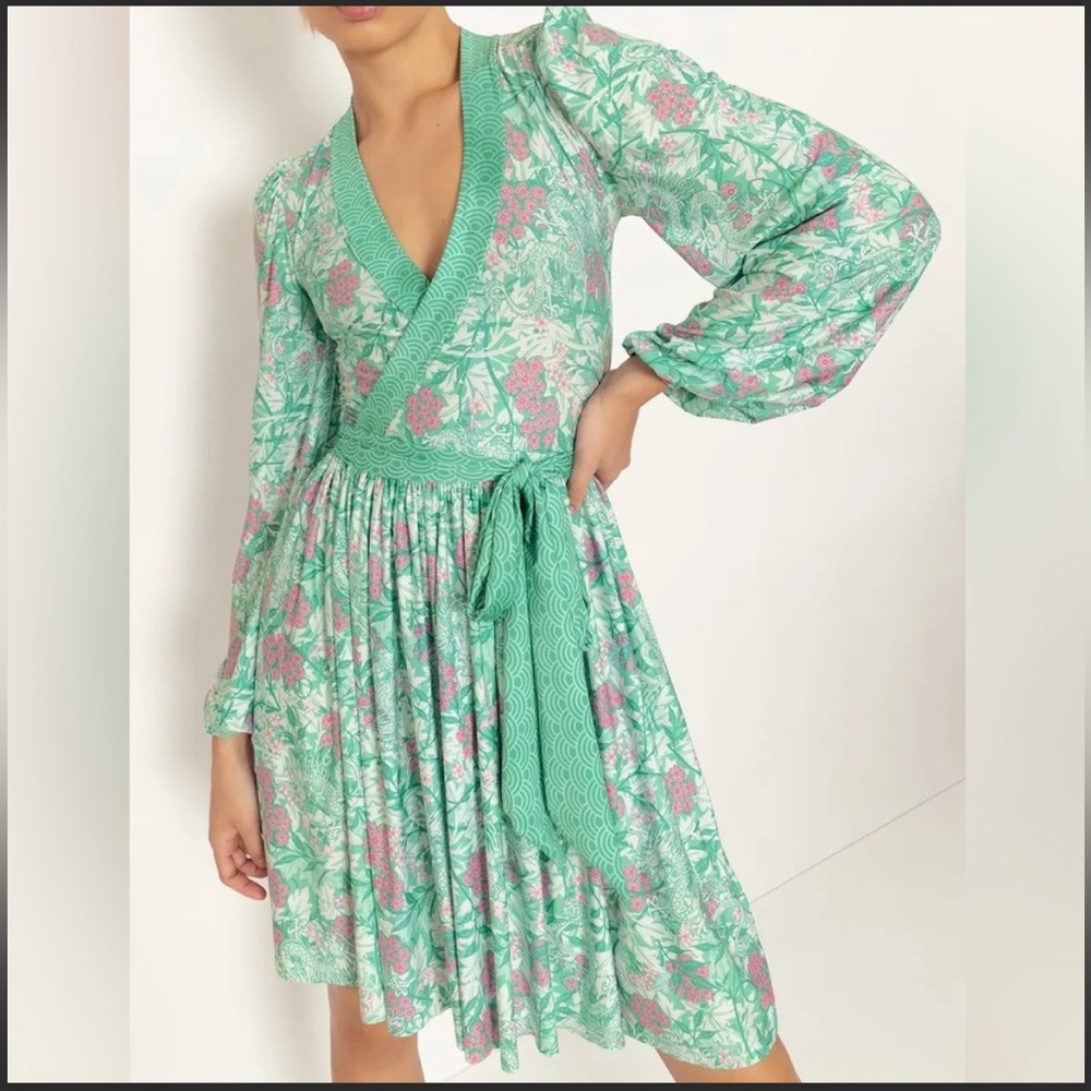 Jasmine Dragon Wrap Dress